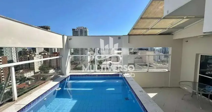 Cobertura à venda, 3 quartos no bairro ponta da praia em santos