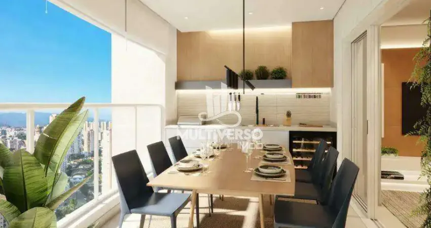 Apartamento à venda, 2 quartos no bairro ponta da praia em santos