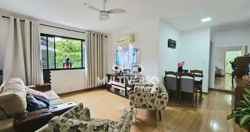 Apartamento 3 quartos + dependência completa no marapé, santos