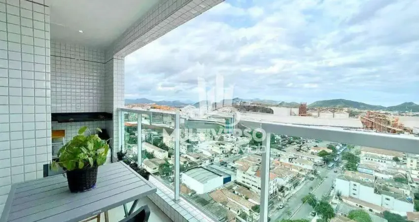 Apartamento à venda, 2 quartos no bairro ponta da praia em santos