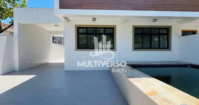 Casa à venda em santos, vila belmiro – 3 suítes, 3 vagas, piscina e churrasqueira