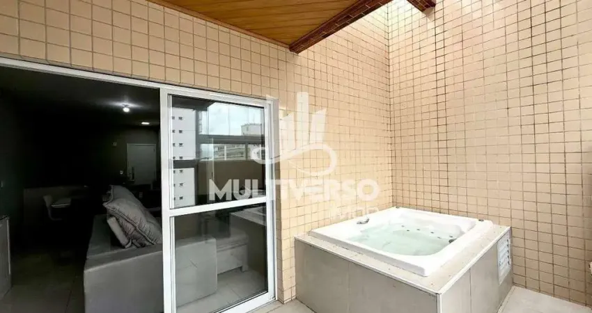 Cobertura residencial à venda na guilhermina, praia grande – 2 suítes, 2 vagas, varanda gourmet com ofurô.