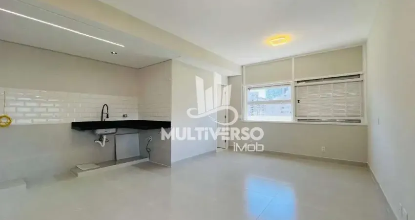 Apartamento 1q à venda no gonzaga, santos – 31,63 m² privativos + 1 vaga