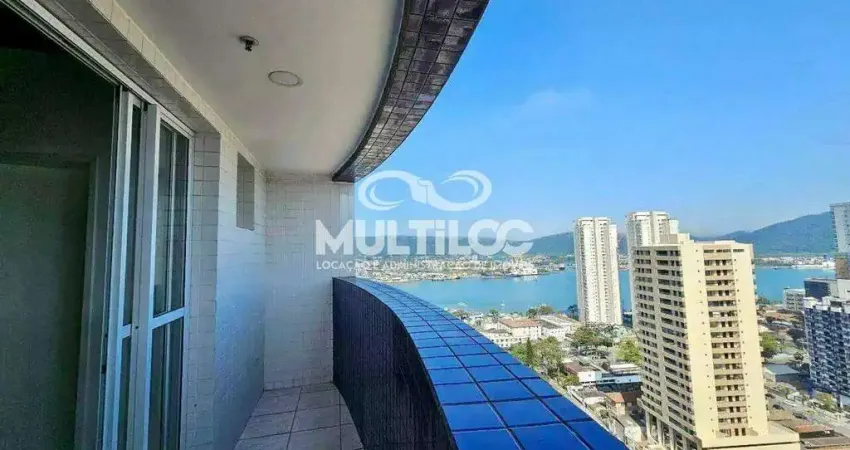 Sala comercial para aluguel, no bairro ponta da praia em santos