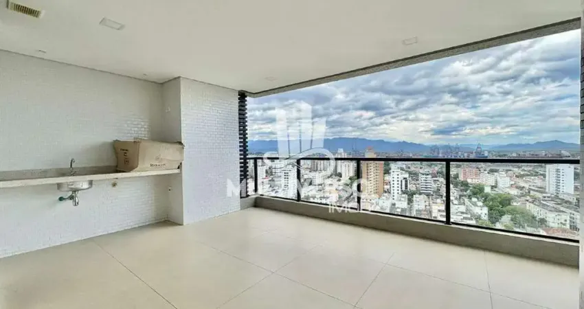 Apartamento à venda, 3 quartos no bairro aparecida em santos