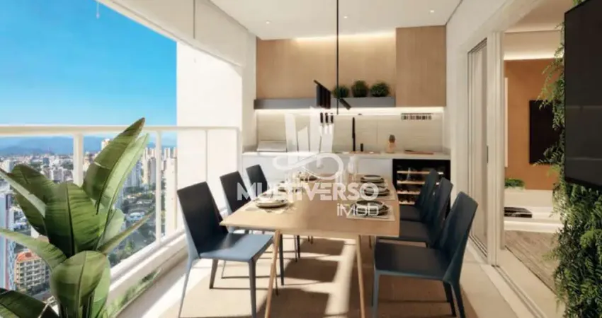 Lançamento à venda em Ponta da Praia, Santos — 113 m², 2 suítes, 2 vagas