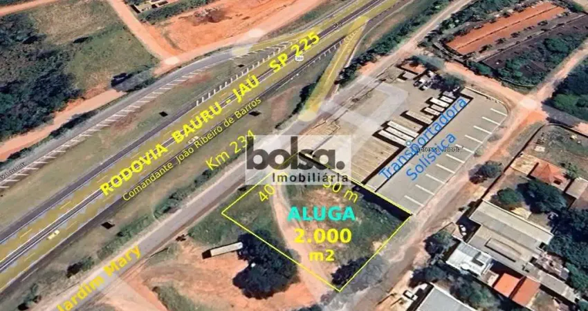 Terreno ao lado da transportadora solistica ! !  com frente para rodovia