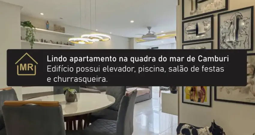 Lindo apartamento na quadra do mar de Jardim Camburi