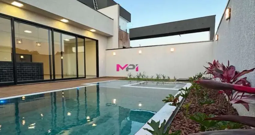 CASA TERREA COM 3 SUITES E PISCINA NO CONDOMÍNIO CAMPO DE MEDEIROS JUNDIAÍ