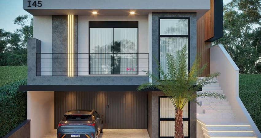 Casa a venda em construção Reserva Ermida Jundiai SP 3 suites Piscina