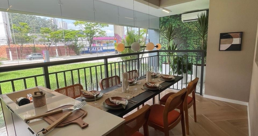 APARTAMENTO COM 2 VARANDAS, LAZER COMPLETO E VAGA NA REGIAO DA GIOVANNI