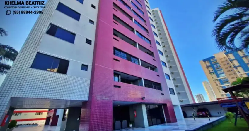 Vendo apartamento nascente, muito ventilado, 2 suítes + dce, 87m², elevador, Aldeota