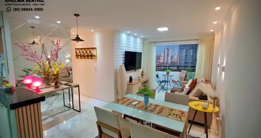Vendo apartamento nascente, projetado e decorado, 3 quartos, lazer com piscina, bairro de fátima