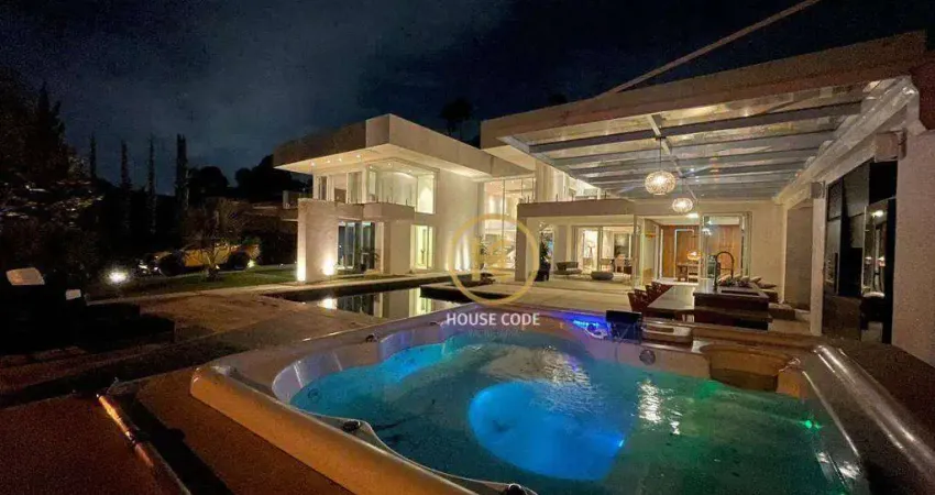 Mansão com 5 suites, 1200 m² por R$ 18.000.000 - Residencial Tamboré 1 - Barueri/SP Alphaville
