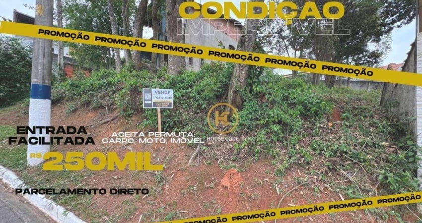 Terreno à venda, 465 m² por R$ 250.000 - Nova Paulista - Jandira/SP Parque Nova Jandira