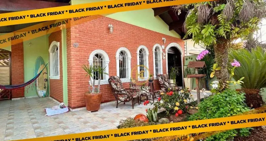 Casa com 3 dormitórios à venda, 178 m² por r$ 610.000,00 - três marias - peruíbe/sp