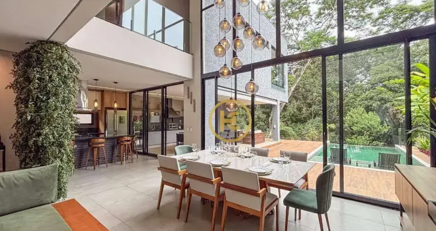 Casa à venda, 329 m² por r$ 2.800.000,00 - condomínio reserva santa maria - jandira/sp