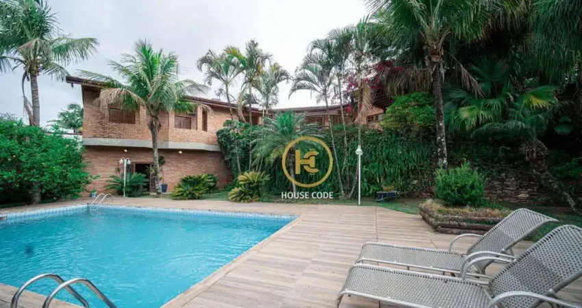 Casa com 4 dormitórios à venda, 437 m² por r$ 2.795.000,00 - granja viana - cotia/sp