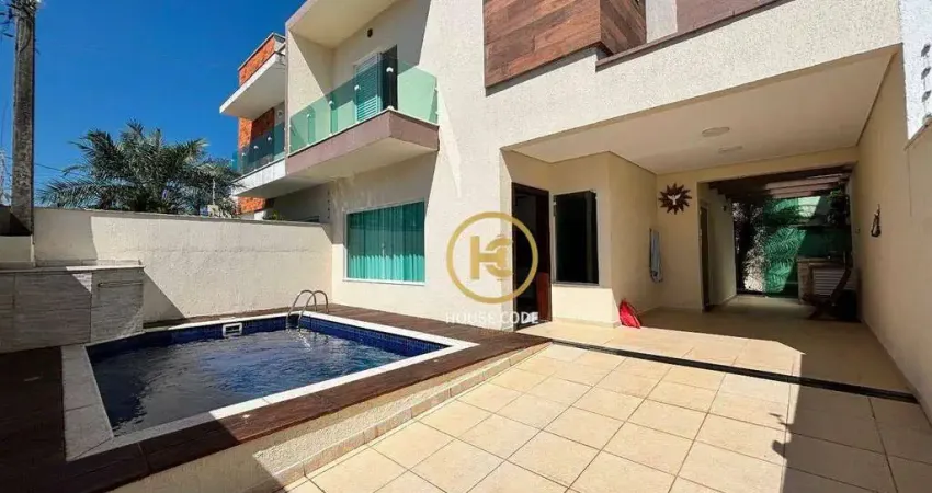 Casa à venda, 115 m² por r$ 650.000,00 - balneário florida - peruíbe/sp