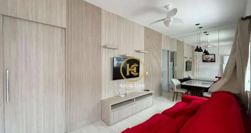 Apartamento para alugar, 48 m² por r$ 1.800,00/mês - centro - peruíbe/sp