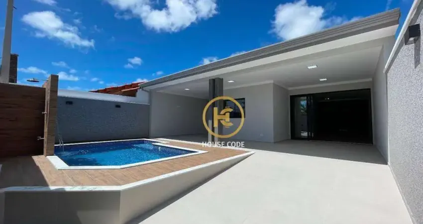 Casa com 3 dormitórios à venda, 140 m² por r$ 850.000,00 - parque balneario oasis - peruíbe/sp