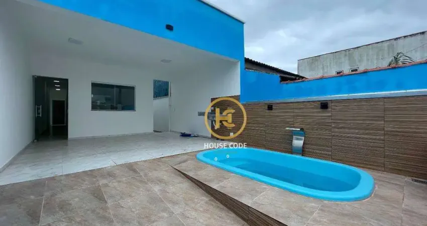 Casa à venda, 81 m² por r$ 380.000,00 - balneário josedy - peruíbe/sp