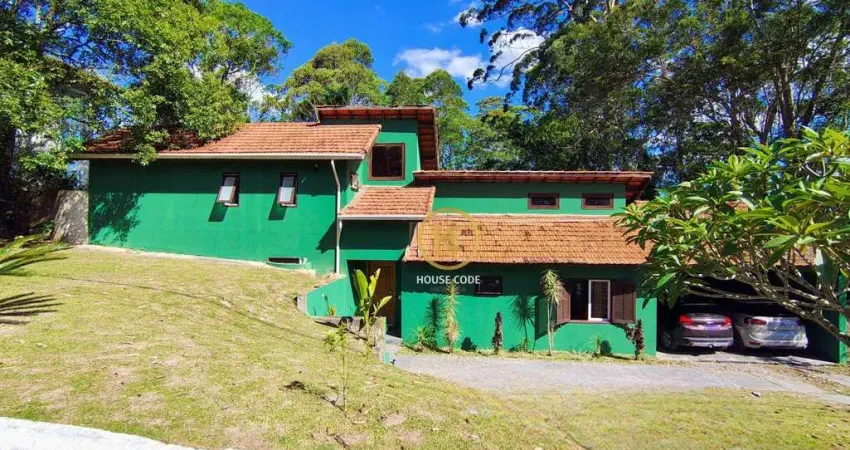 Casa com 4 dormitórios para alugar, 250 m² por r$ 6.200,00/mês - granja caiapiá - cotia/sp