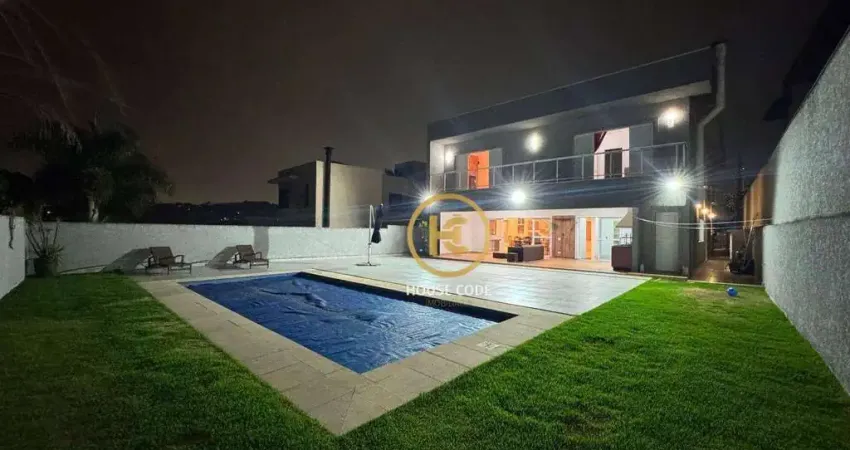 Casa com 5 dormitórios, 418 m² - venda por r$ 2.990.000,00 ou aluguel por r$ 21.700,00/mês - reserva santa maria - jandira/sp