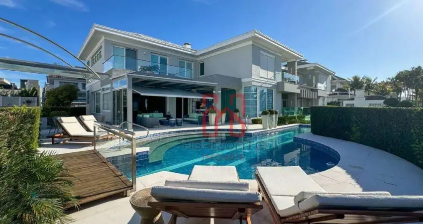 Casa com 6 dormitórios à venda, 1085 m² por r$ 23.000.000,00 - jurerê internacional - florianópolis/sc
