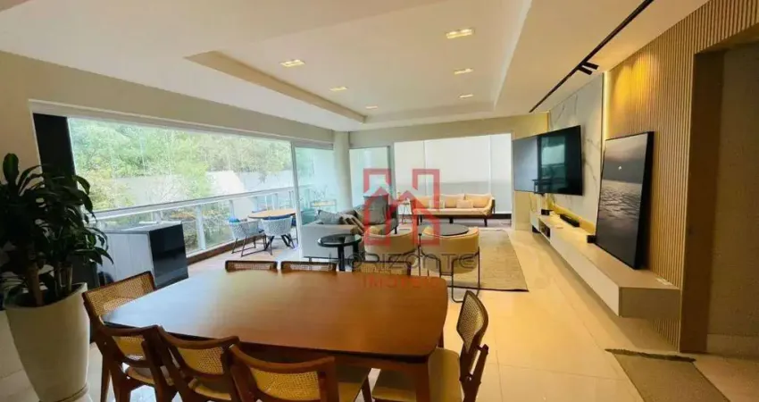 Apartamento com 4 dormitórios à venda, 185 m² por r$ 4.400.000,00 - jurerê internacional - florianópolis/sc