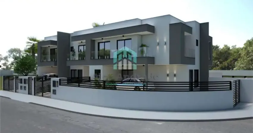 Casa geminada à venda em Forquilhas, São José: 86m², 2 suítes, 2 banheiros, por R$465.000. Confira!