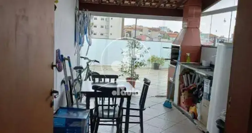Cobertura à venda em Santo André-SP, Vila Camilópolis: 2 quartos, 1 suíte, 2 salas, 2 banheiros, 2 vagas, 100m².