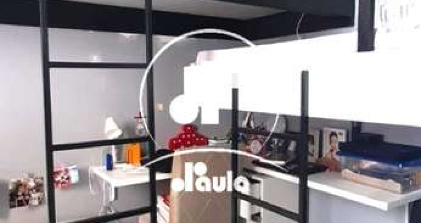 Apartamento à venda com 46 m², 2 dormitórios, 1 vaga de garagem, na vila Valparaiso em Santo André.