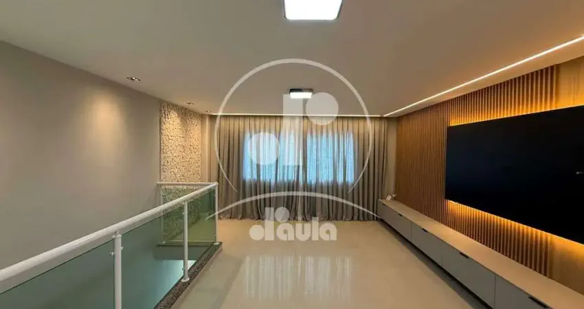 Sobrado à venda, 3 quartos 1 suíte jardim bela vista em santo andré/sp