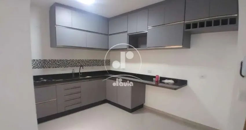 Apartamento sem condomínio 62m² com 2 quartos sendo 1 suíte com varanda e 1 vaga, para alugar na vila alice em santo andré.