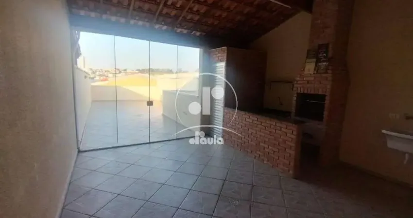 Cobertura sem condomínio 186m²(93m²+93m²) 2 quartos, 2 vagas, para alugar,vila pires,santo andré,sp