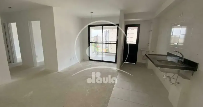 Apartamento à venda, 2 quartos 1 suíte vila assunção em santo andré/sp