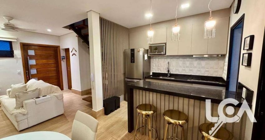 Sobrado Tríplex com 2 suítes à venda, 100 m² por R$ 680.000 - Massaguaçu - Caraguatatuba/SP