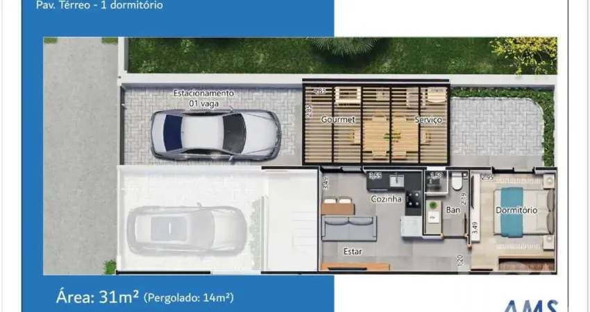 Casa com 1 dormitório à venda, 32 m² por r$ 310.000 - pontal de santa marina - caraguatatuba/sp