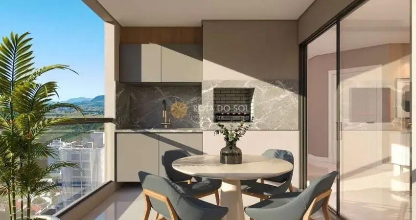 The Palazzo apartamento com 2 suítes e 2 vagas na Meia Praia