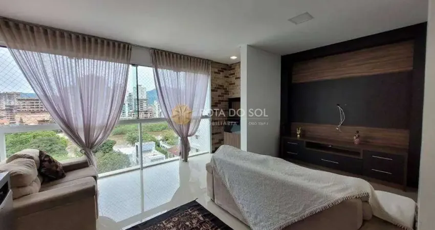 Residencial aurora apartamento quadra mar 3 suítes em meia praia itapema/sc