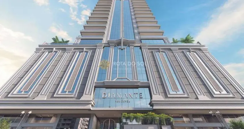 Diamante Palace penthouse com 4 suítes na Meia Praia