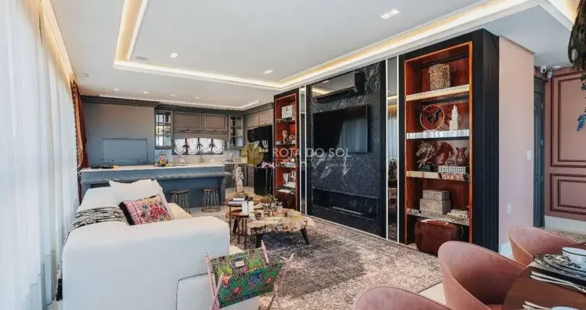 Francisco i residence showroom 4 suítes e 3 vagas na meia praia