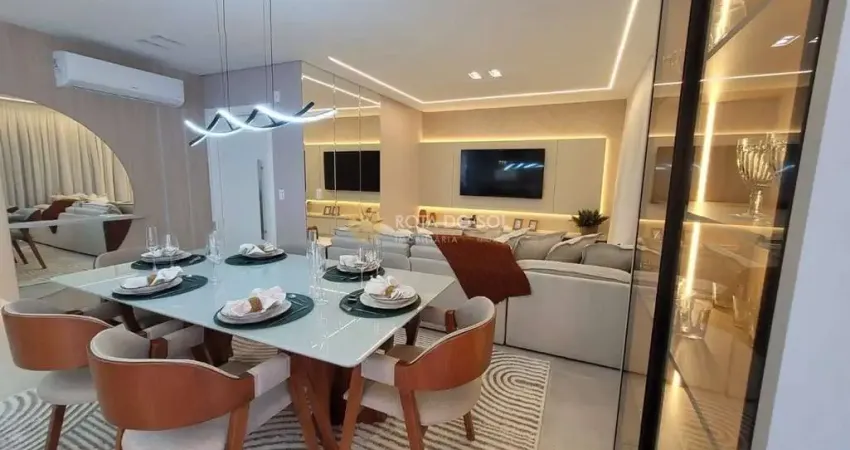 Residencial fiori del mare apartamento 3 suítes e 2 vagas em meia praia itapema/sc