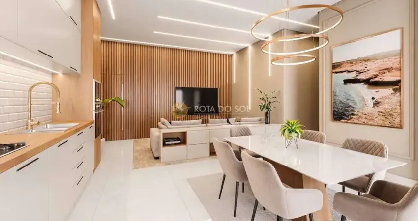 Beach Tower Apartamento 2 Suítes e 1 Vaga em Perequê Porto Belo