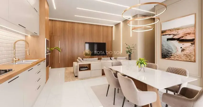 Beach tower apartamento 2 suítes e 1 vaga em perequê porto belo