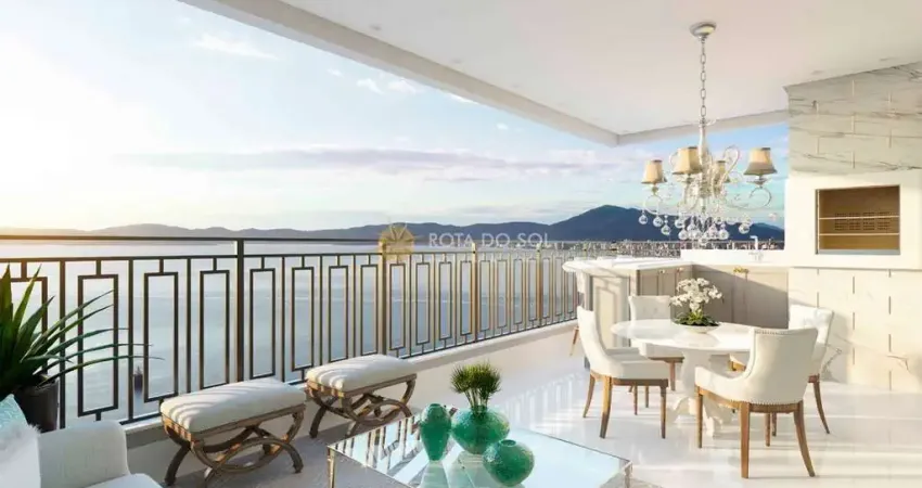 Magnólia dallo apartamento vista mar 4 suítes e 3 vagas em canto da praia itapema sc