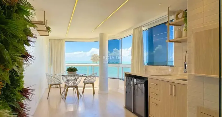 Residencial dona lely coberura frente mar 3 quartos em estreito itapema sc