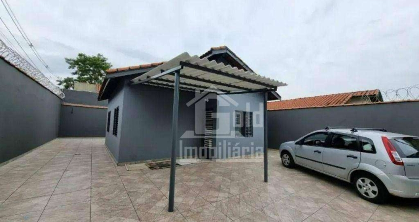 Casa com 2 dormitórios para alugar, 50 m² por R$ 1.578,00/mês - Jardim Paiva - Ribeirão Preto/SP
