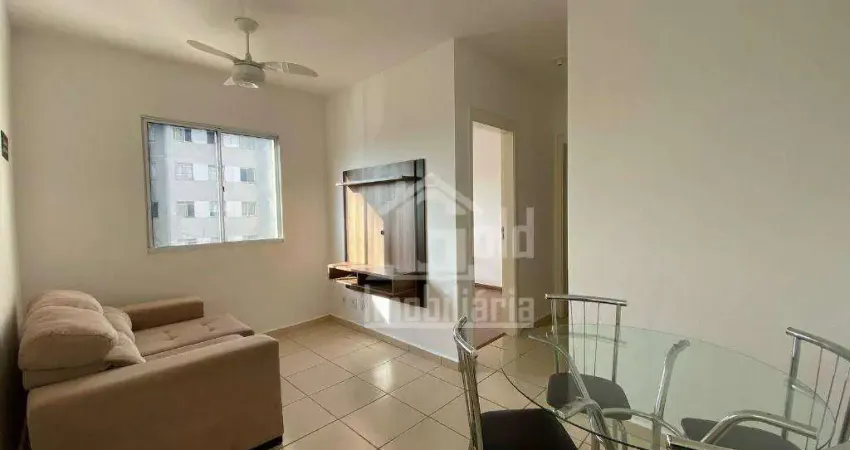 Apartamento com 2 dormitórios, 46 m² - venda por R$ 170.000,00 ou aluguel por R$ 1.520,28/mês - Res. das Americas - Ribeirão Preto/SP